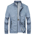 Kentino men's lightweight polyester summer shirt in blue colour showing thin fabric construction