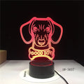 Colourful gradient remote control LED table lamp with acrylic shade and USB cable