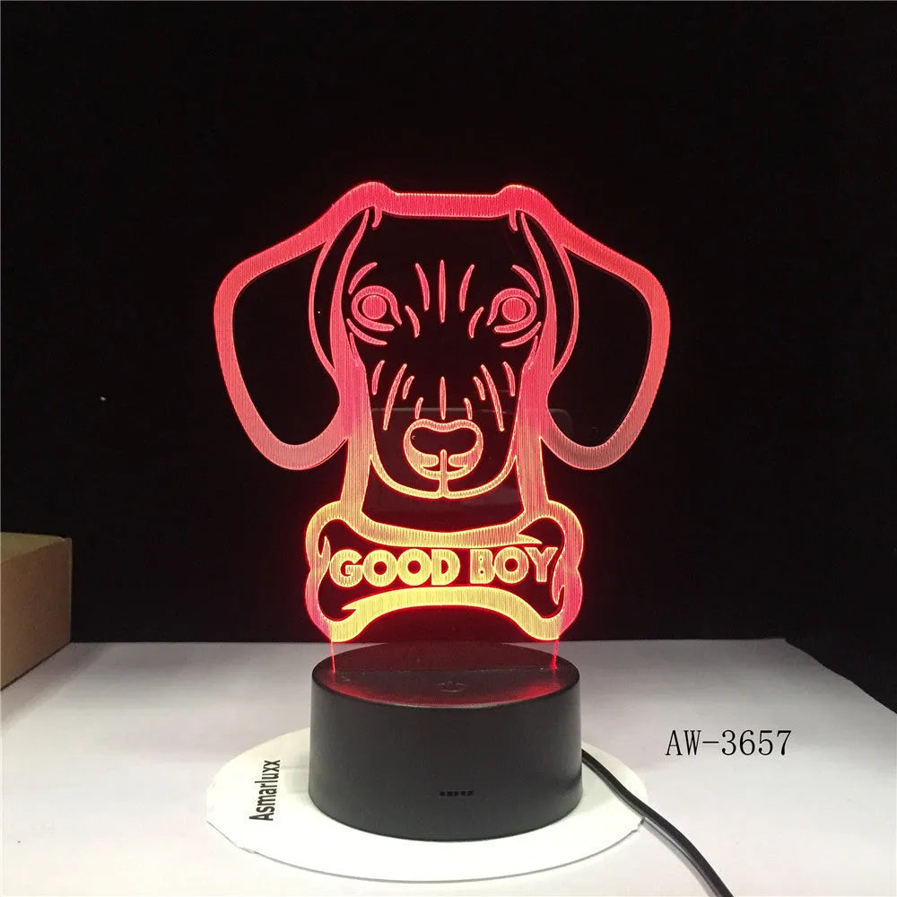Colourful gradient remote control LED table lamp with acrylic shade and USB cable