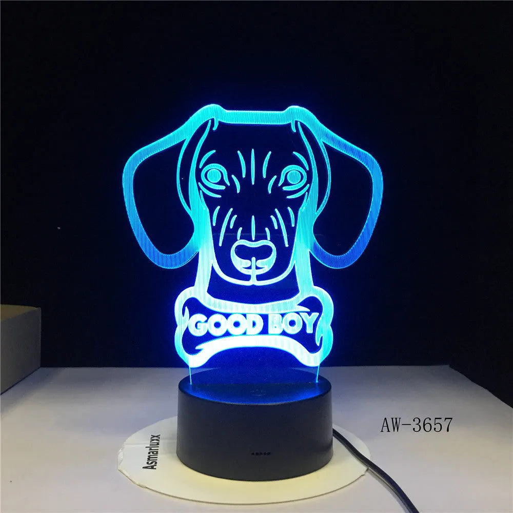 Colourful gradient remote control LED table lamp with acrylic shade and USB cable