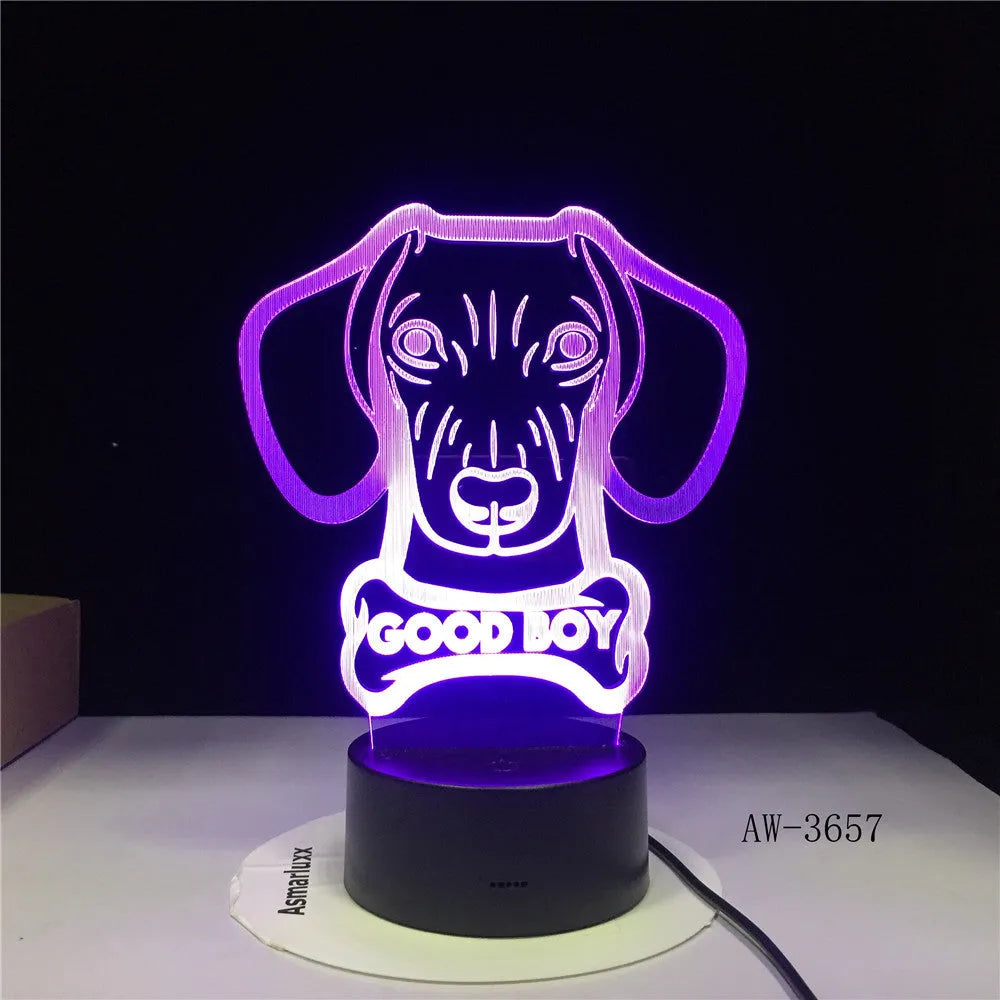 Colourful gradient remote control LED table lamp with acrylic shade and USB cable