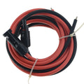 Black and red solar extension cables with MC4 connectors for photovoltaic panel systems.