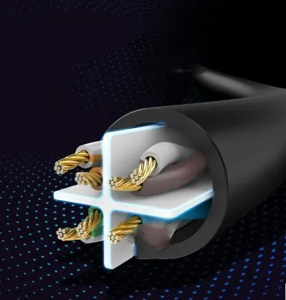 UGREEN CAT6 network cable, 2 metres, black, gigabit Ethernet lead for 1000Mbps broadband