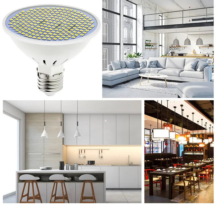 E27 LED bulb with warm white and cool white colour temperature options for household lighting