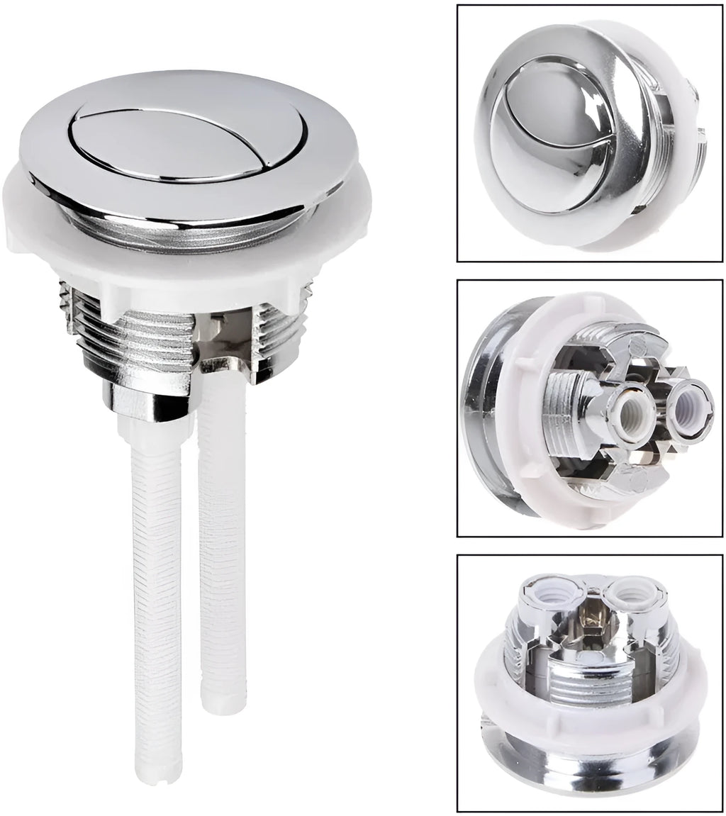 ABS plastic double-button toilet tank flushing mechanism with 38mm installation size