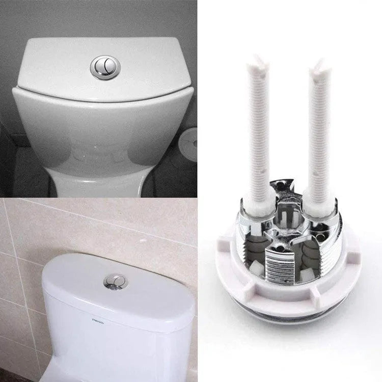 ABS plastic double-button toilet tank flushing mechanism with 38mm installation size
