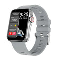 D06 color screen smart watch with liquid silicone strap showing split screen display and Bluetooth call interface