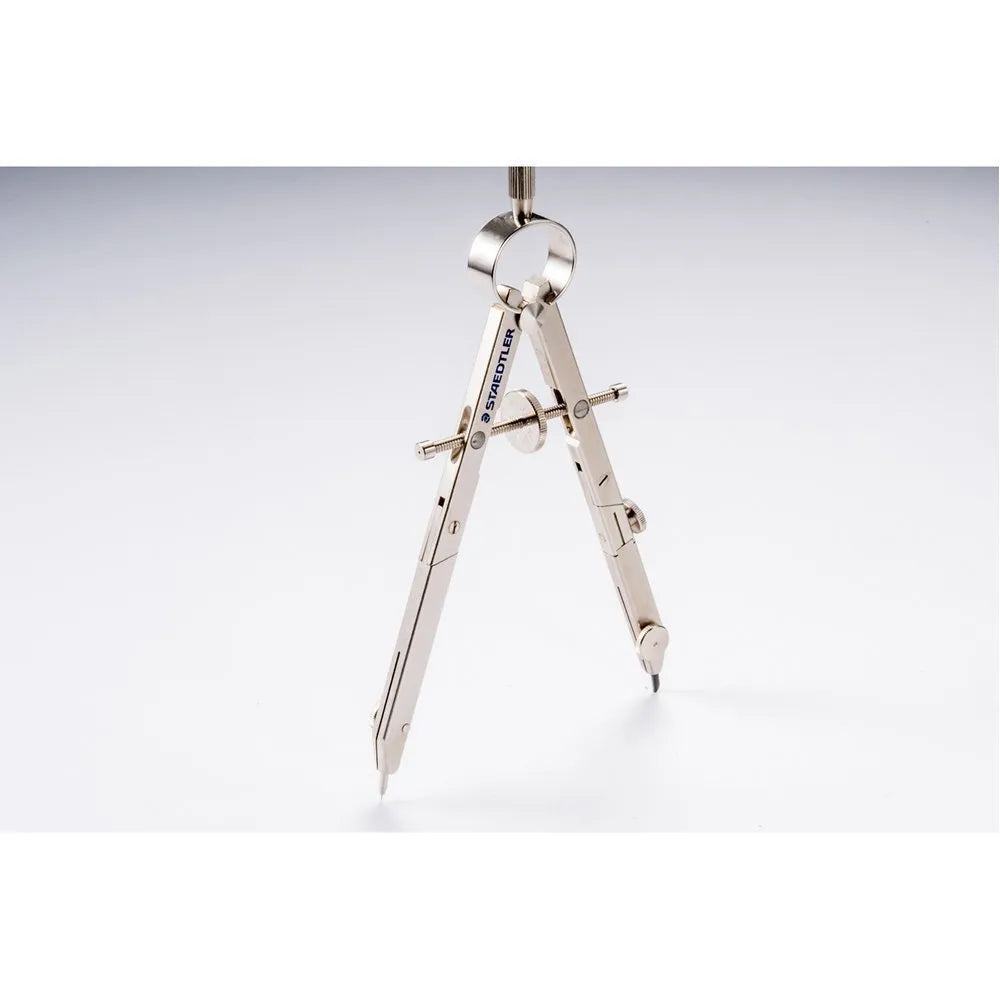 STAEDTLER steel precision car compass with telescopic rod extended for technical drawing