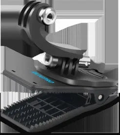 GoPro backpack clip accessory with 360-degree rotating mount for action cameras