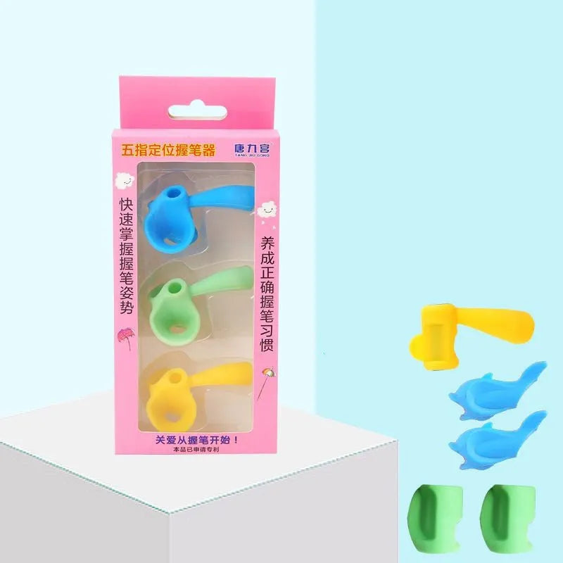 Children's pen holder orthosis writing aid for correct pencil grip training in boys and girls models