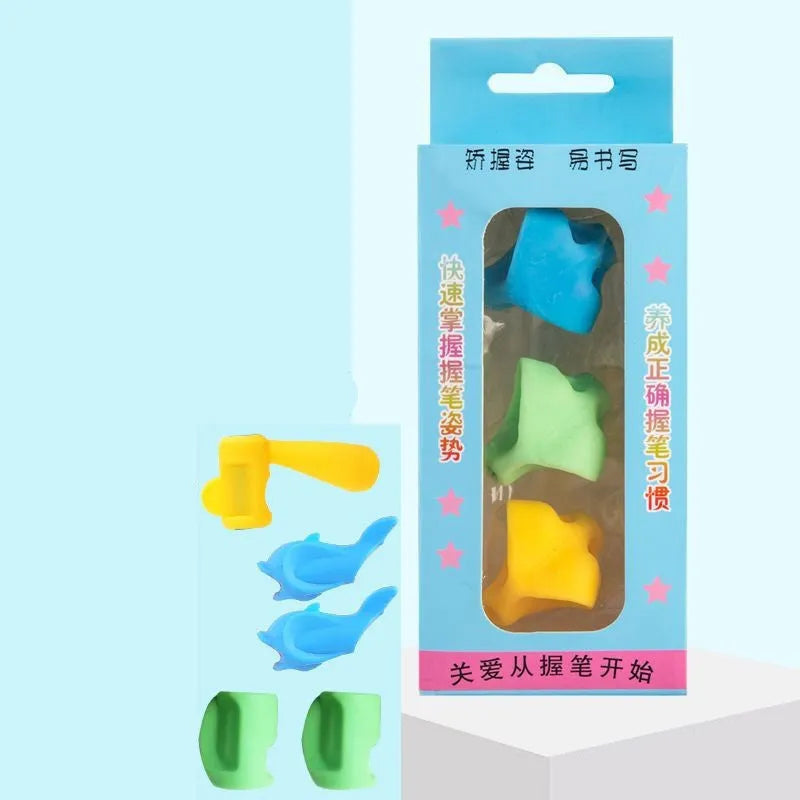 Children's pen holder orthosis writing aid for correct pencil grip training in boys and girls models