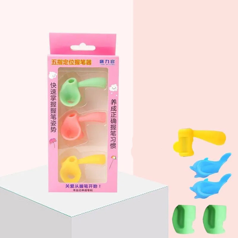 Children's pen holder orthosis writing aid for correct pencil grip training in boys and girls models