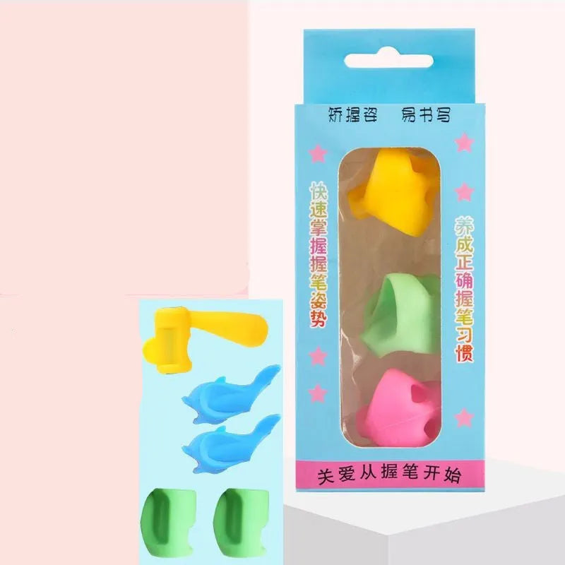 Children's pen holder orthosis writing aid for correct pencil grip training in boys and girls models