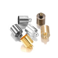 Electroplated copper caps in various colours and sizes for pendant and tassel crafting