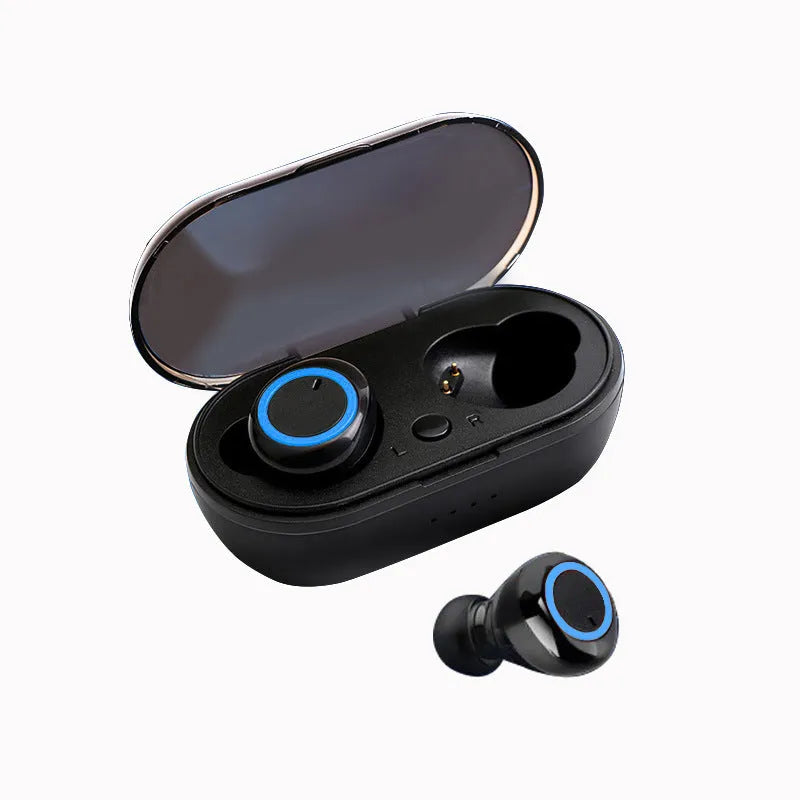 Wireless Bluetooth stereo earbuds in multiple colour options with earplug-type design