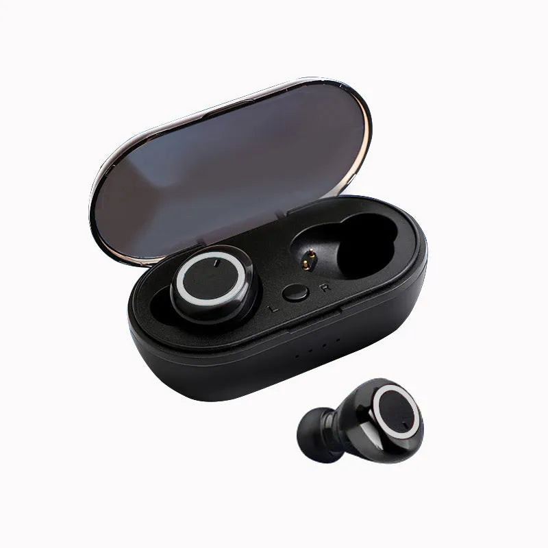 Wireless Bluetooth stereo earbuds in multiple colour options with earplug-type design