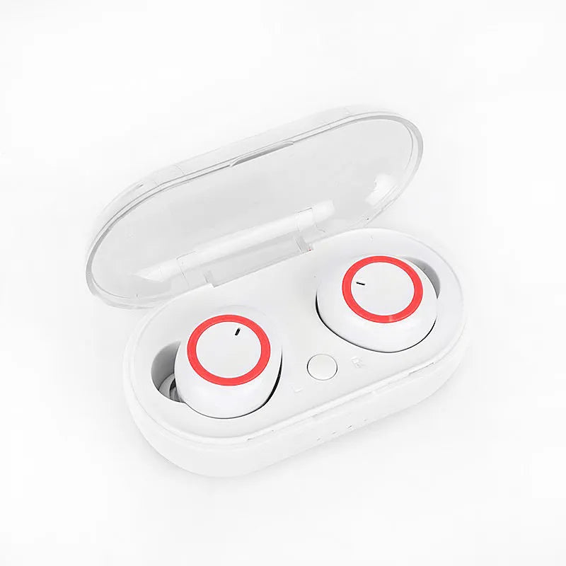 Wireless Bluetooth stereo earbuds in multiple colour options with earplug-type design