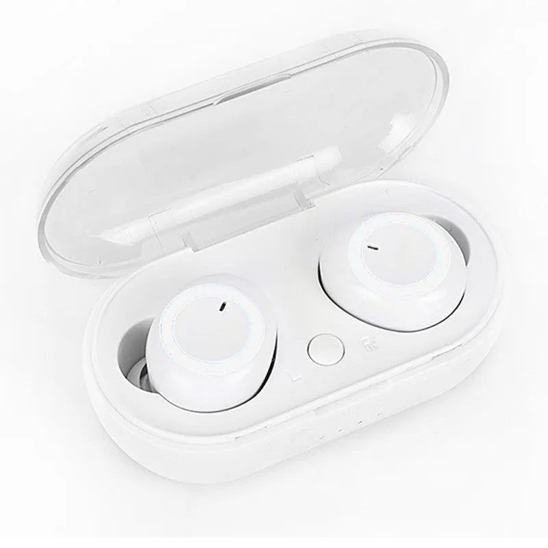 Wireless Bluetooth stereo earbuds in multiple colour options with earplug-type design