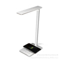 Black or white wireless charging desk lamp with touch control and USB cable