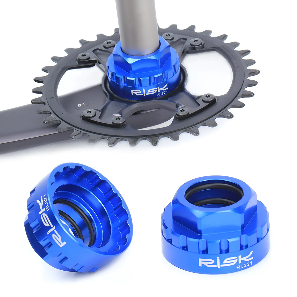 Blue aluminium alloy 12-speed direct mount disc removal wrench for bicycle brake systems