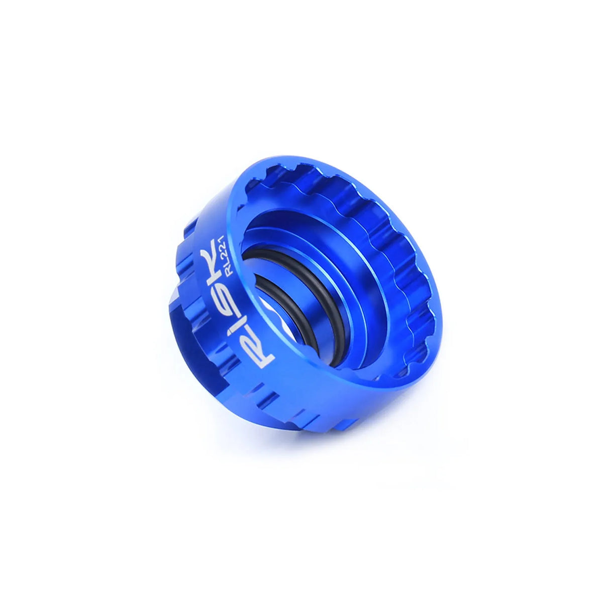 Blue aluminium alloy 12-speed direct mount disc removal wrench for bicycle brake systems