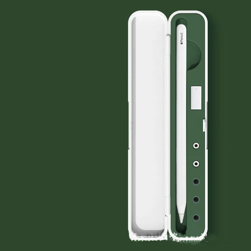 Hard protective case for Apple Pencil 1st and 2nd Generation with accessory compartment