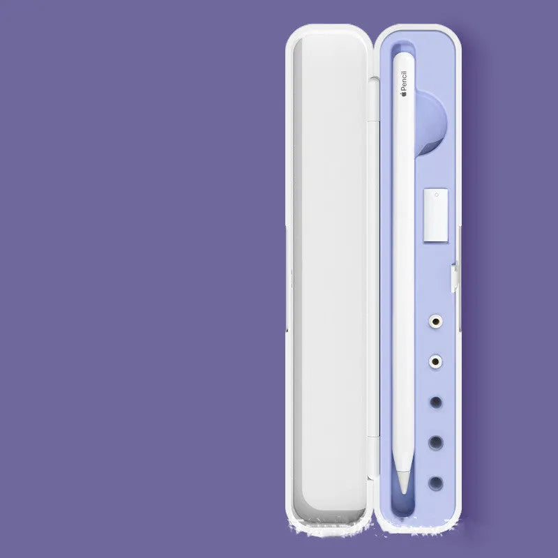 Hard protective case for Apple Pencil 1st and 2nd Generation with accessory compartment