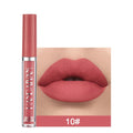 HANDAIYAN matte non-stick cup lip gloss tube in one of 12 available shades, showing 2.5ml net content.