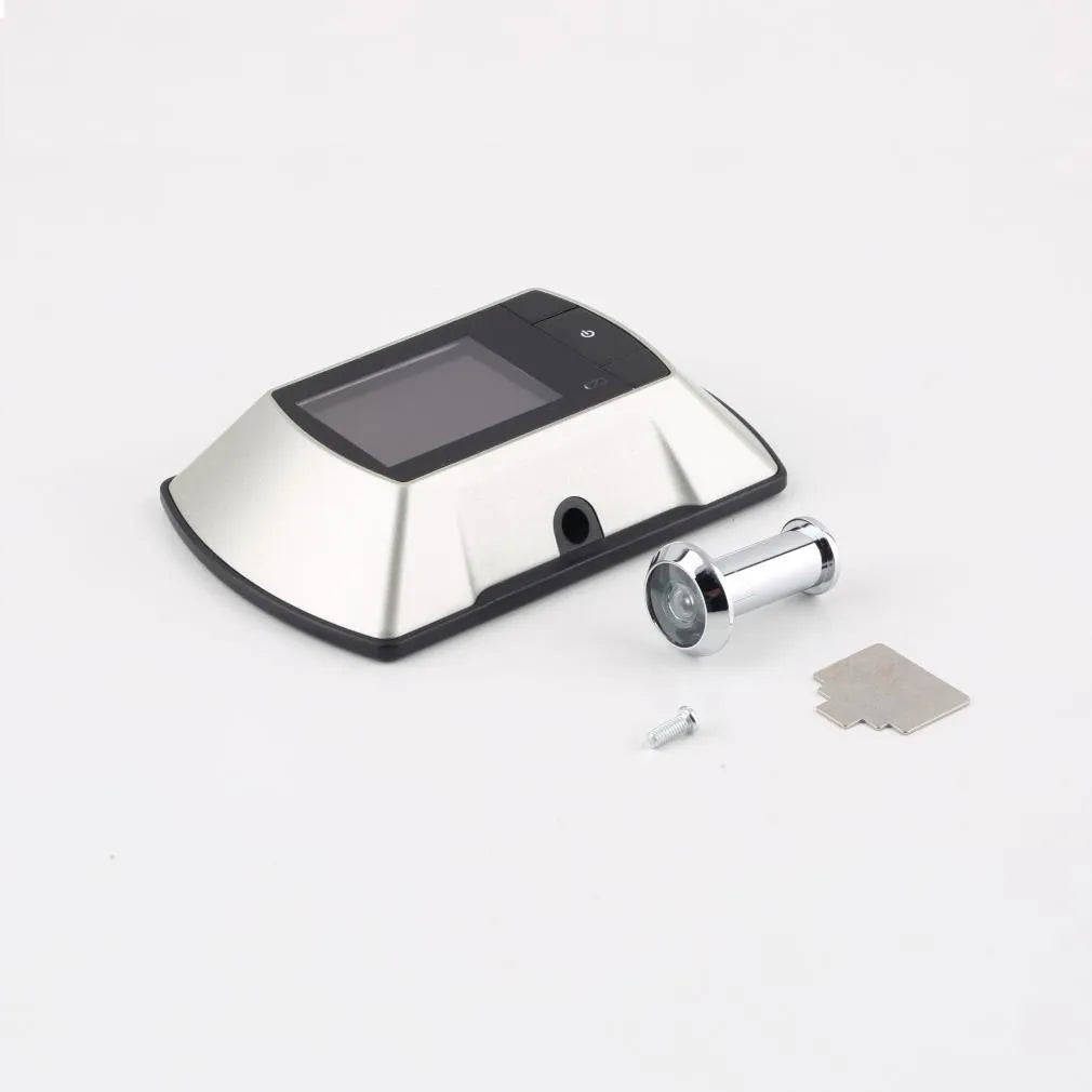 LCD digital door peephole monitor with indoor display unit and outdoor camera for anti-theft doors