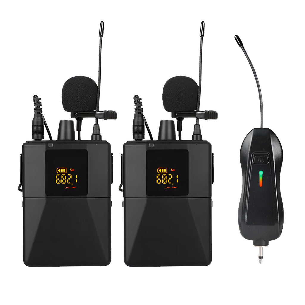Black Little Bee X3 wireless lavalier microphone with integrated clothing clip.