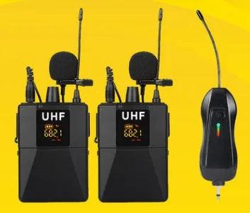 Black Little Bee X3 wireless lavalier microphone with integrated clothing clip.