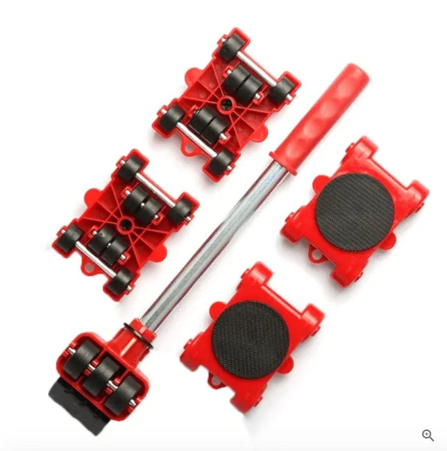 Plastic heavy object mover set, 5-piece and 13-piece options, 340mm x 110mm x 100mm, 700g