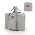 Cube-shaped travel storage bag in Oxford cloth with sealable closure