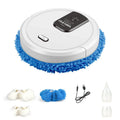 Automatic spray sweeping and mopping robot cleaner in various colour options including black, blue, red and white