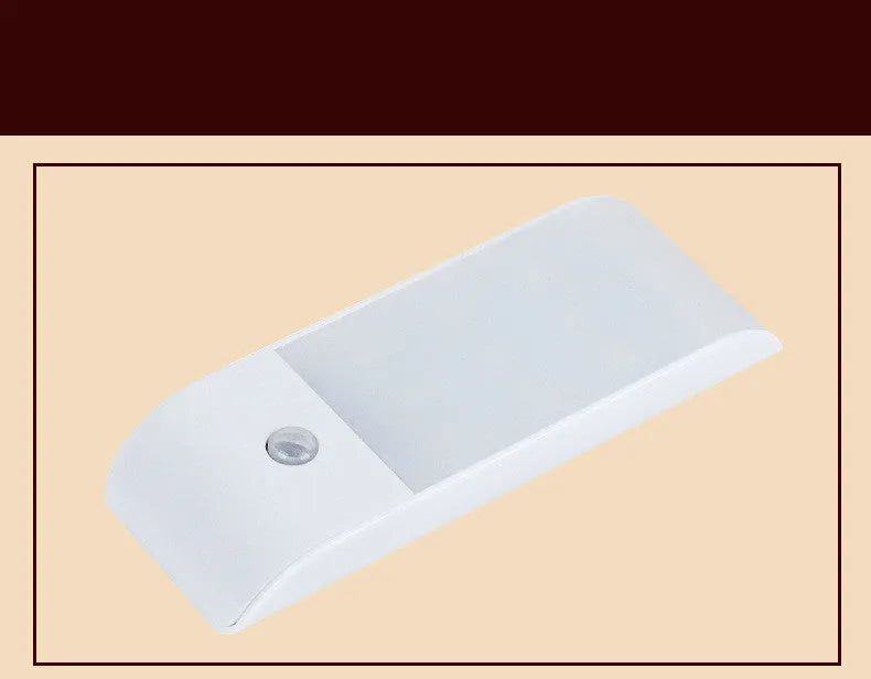12 LED rechargeable human body sensor night light with PVC shade in New Chinese style