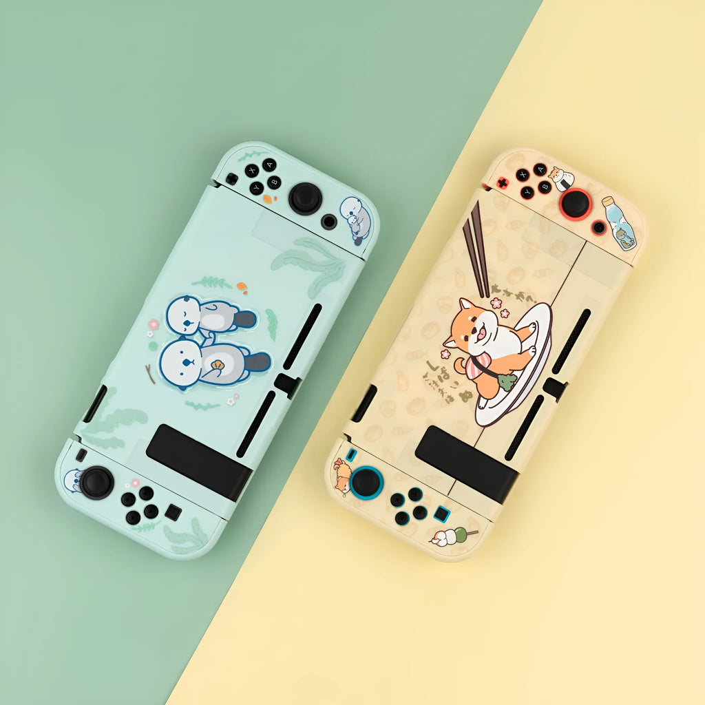 Nintendo Switch controller silicone protective shell case with rocker sleeves