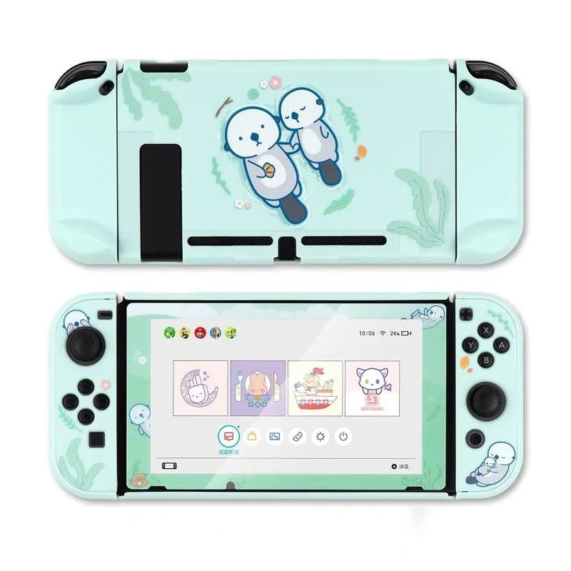 Nintendo Switch controller silicone protective shell case with rocker sleeves