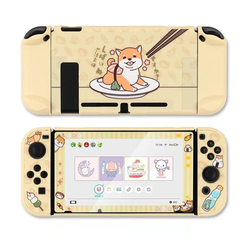 Nintendo Switch controller silicone protective shell case with rocker sleeves