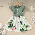 Sleeveless toddler girls summer dress in multiple colours with Asian sizing from 80cm to 120cm