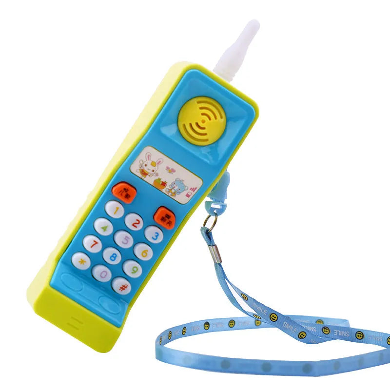Cartoon animal children's educational toy with sound and light features for age 3 plus