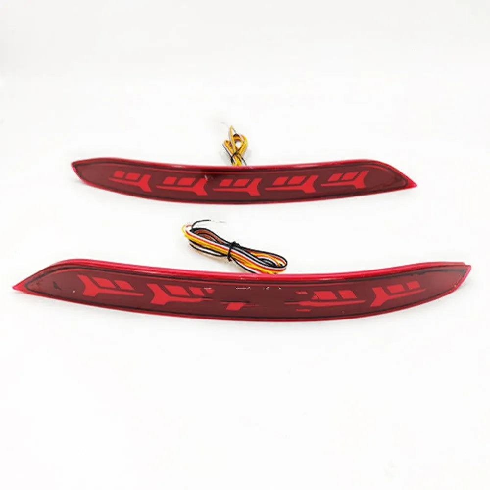 Volkswagen Sagitar rear bumper light with water flow LED streamer effects.