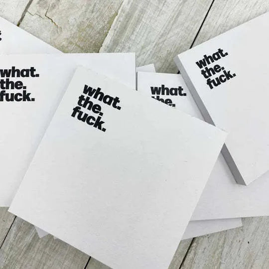 Square sticky notes 75mm with colourful designs and English phrases for desk organisation