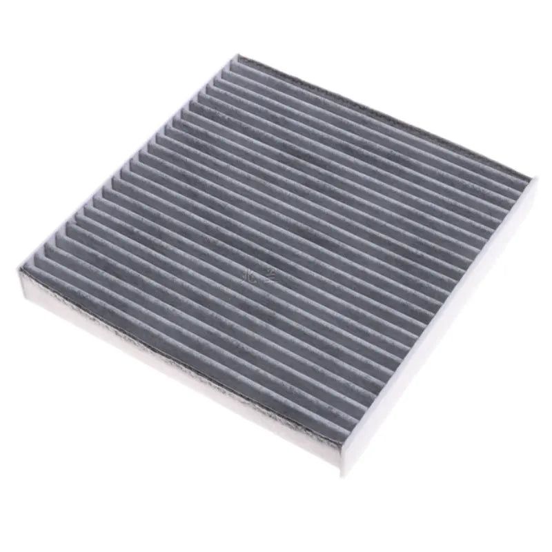Grey Geely car air conditioning filter element measuring 215mm x 210mm x 30mm