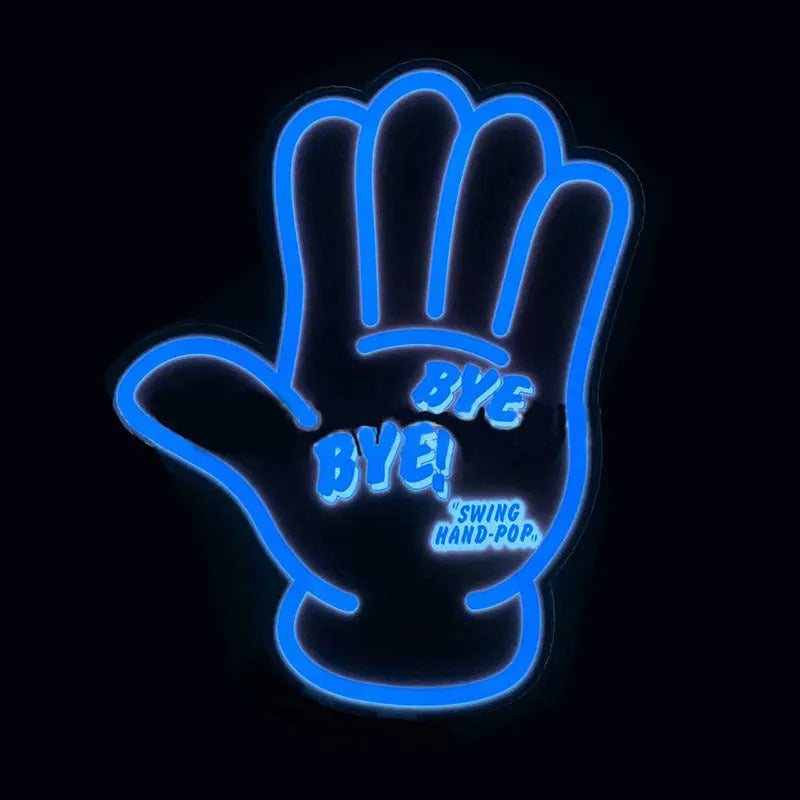 Luminous wall stickers with driver unit and connecting cable for window illumination