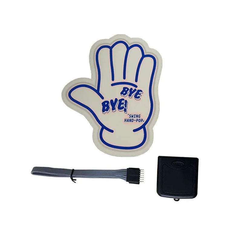 Luminous wall stickers with driver unit and connecting cable for window illumination