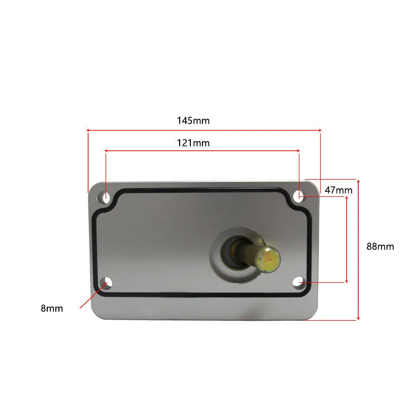 Silver aluminium alloy quick short rod shifter for Horton vehicle replacement