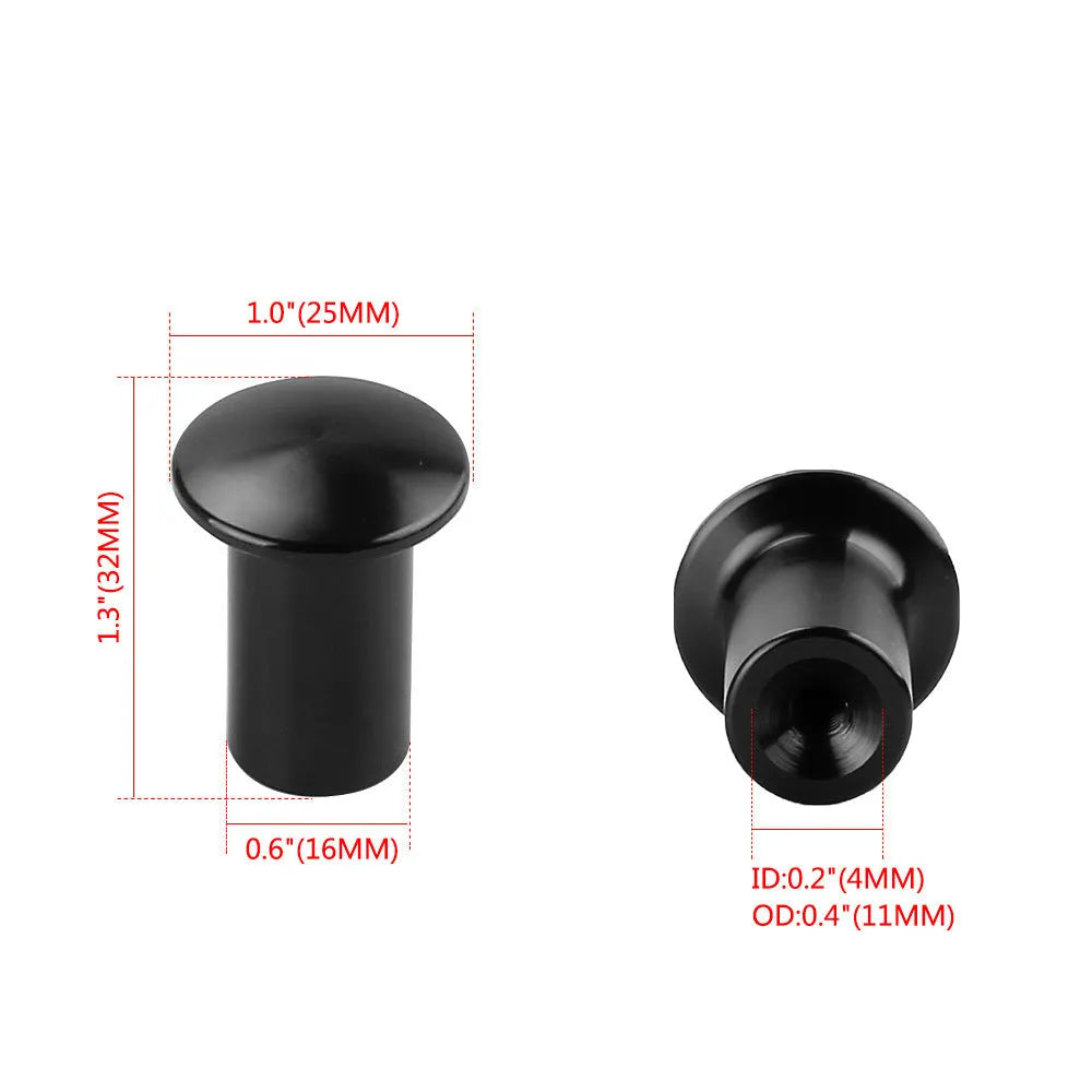 Aluminum alloy drift handbrake cap for car modification in gold, silver, black, blue, and red colour options.