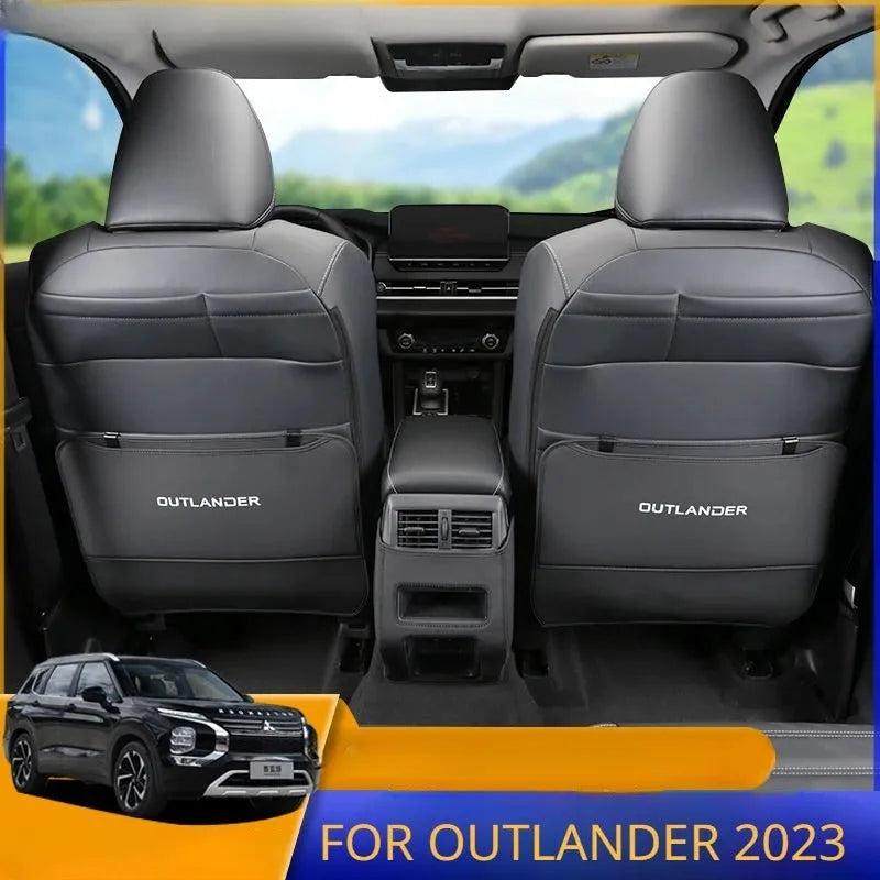 2023 Outlander leather seat anti-kick protection pad set of three pieces
