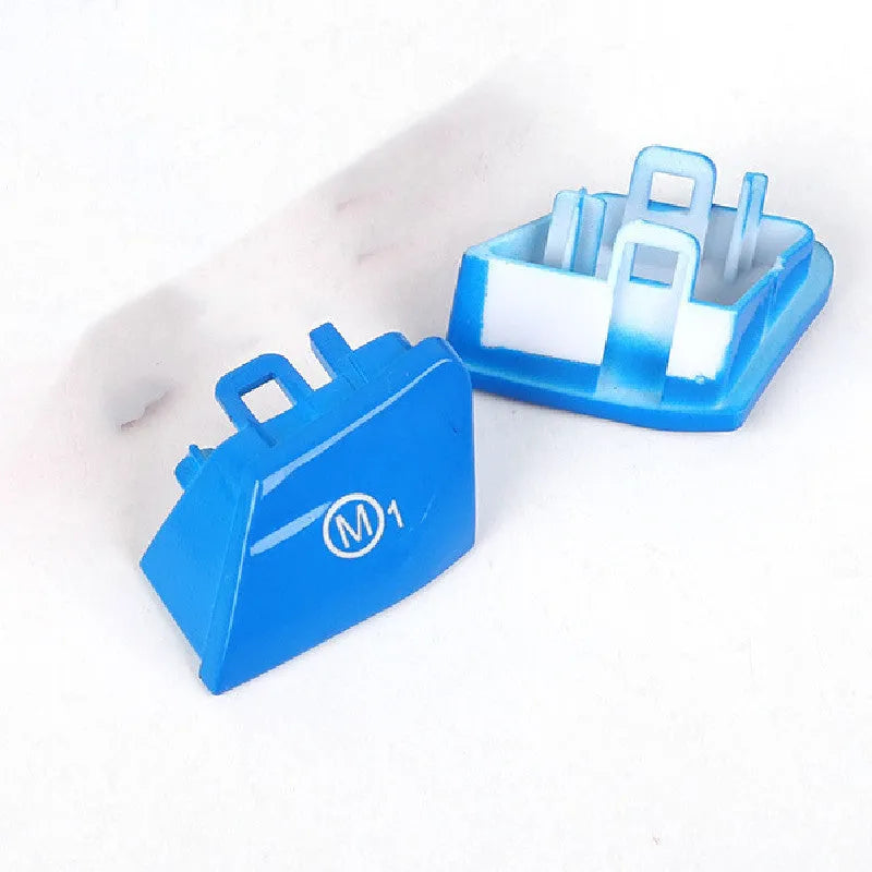 BMW steering wheel M1 M2 mode buttons in red and blue options with ABS plastic construction