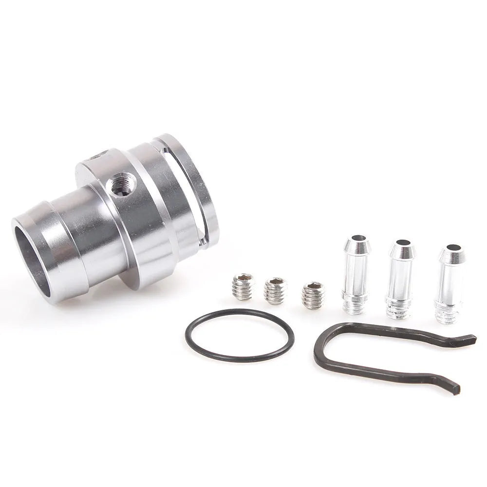 Black and titanium vacuum adapter tee for second generation engine systems with aluminium construction
